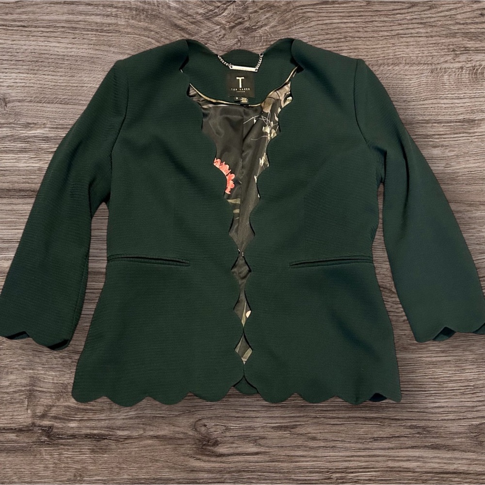 NWOT Ted Baker London Furna Scalloped Jacket - 3